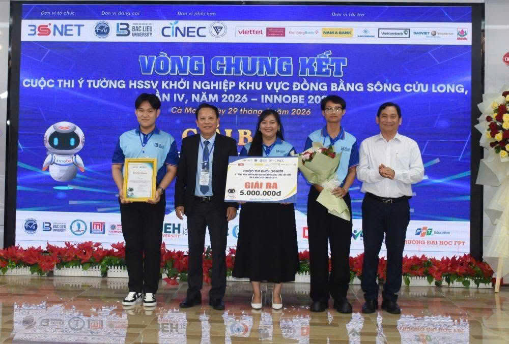 DẤU ẤN SINH VIÊN KHOA NÔNG NGHIỆP VÀ THỦY SẢN,  TRƯỜNG ĐẠI HỌC BẠC LIÊU TẠI INNOBE NĂM 2026
